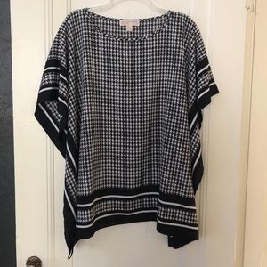 MICHAEL Michael Kors Houndstooth blouse/tunic